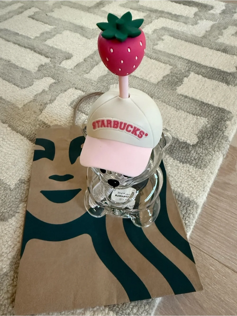 Starbucks Pink Drink Bearista Bear Cup